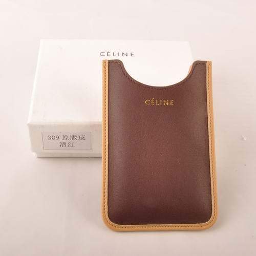 Celine Iphone Case - Celine 309 White Red Original Leather